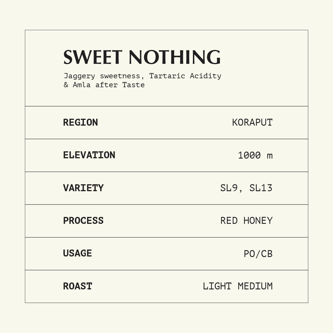 Sweet Nothing